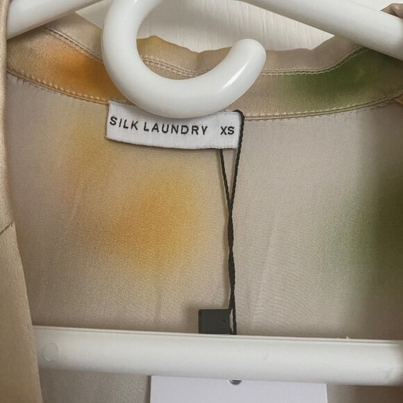 Silk Laundry Relaxed Blazer 100% Silk - XS BNWT - Picture 4 of 6